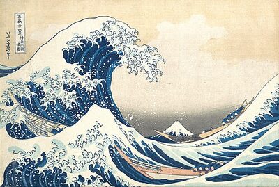 Katsushika Hokusai, Die große Welle vor Kanagawa (um 1831)